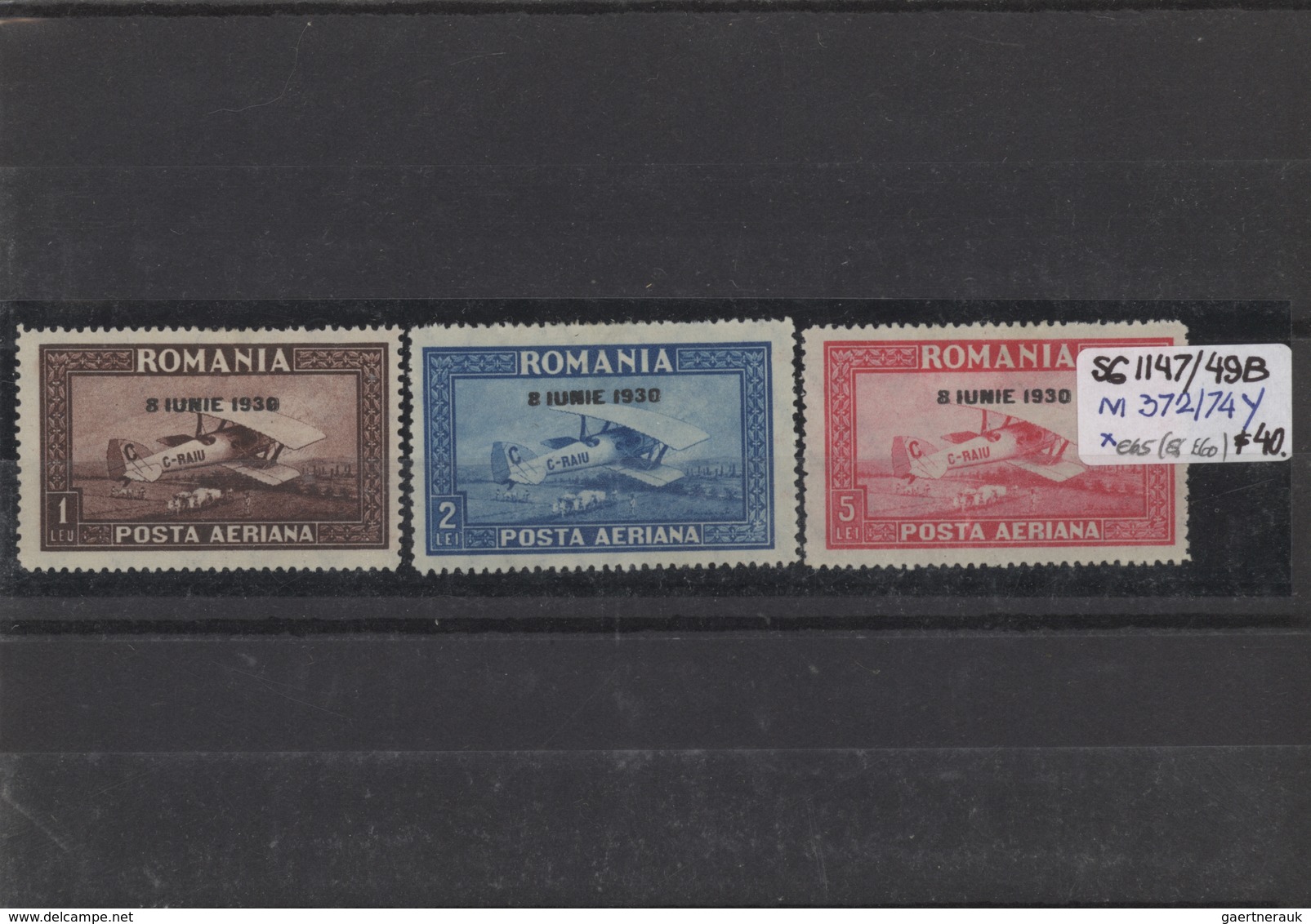 Rumänien: 1862/2000, comprehensive holding on stockcards in three small binders plus one stockbook,