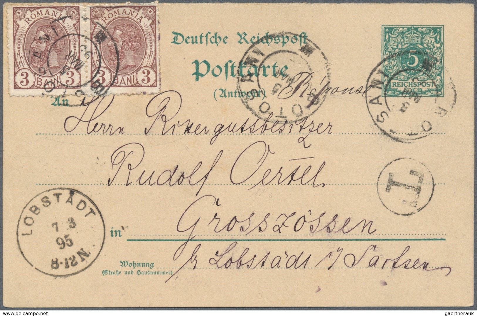 Rumänien: 1875/1950 (ca.), Holding Of Apprx. 510 (used And Unused) Stationeries/covers/cards/ppc, Co - Gebraucht