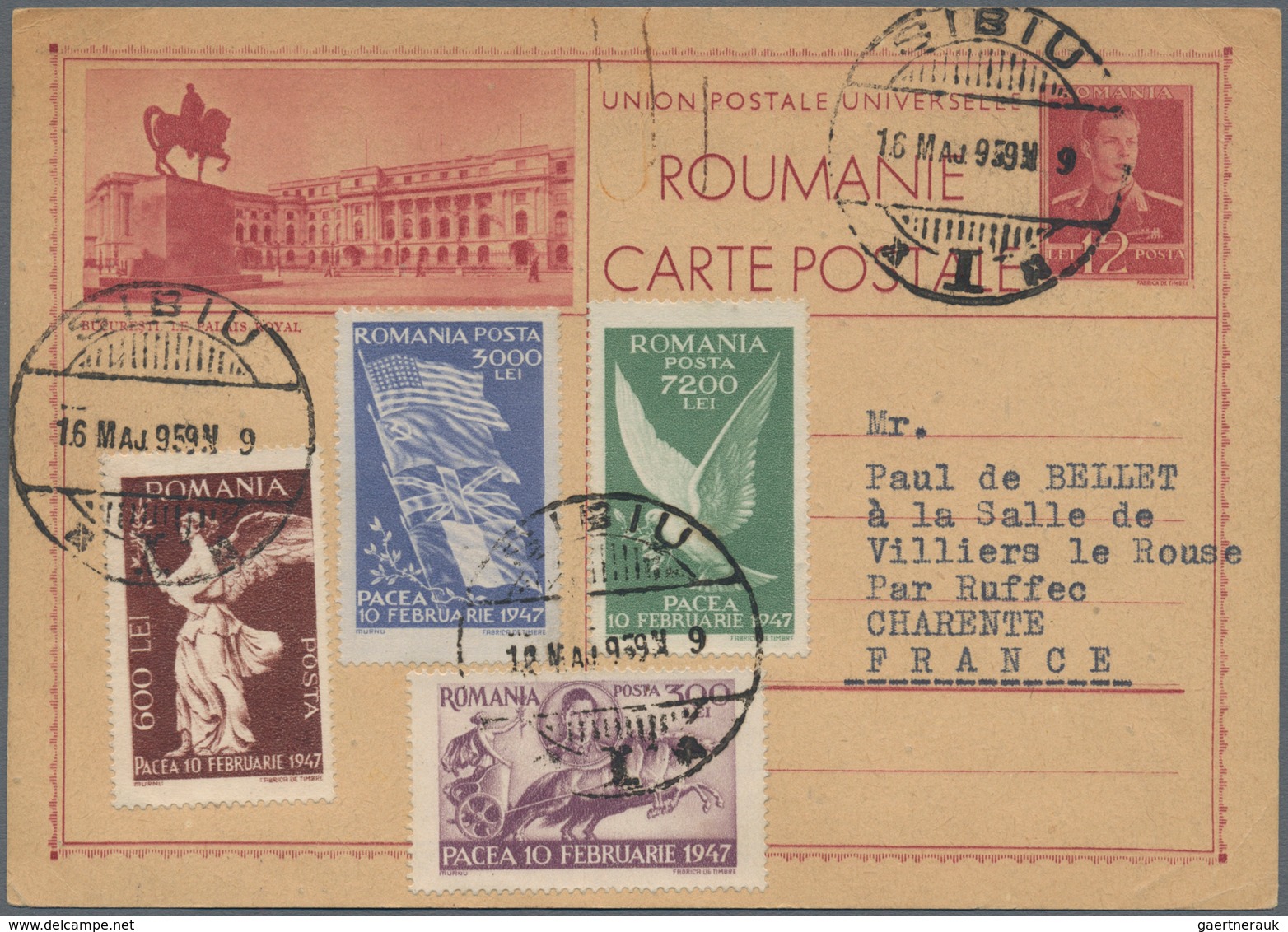 Rumänien: 1875/1950 (ca.), Holding Of Apprx. 510 (used And Unused) Stationeries/covers/cards/ppc, Co - Gebraucht