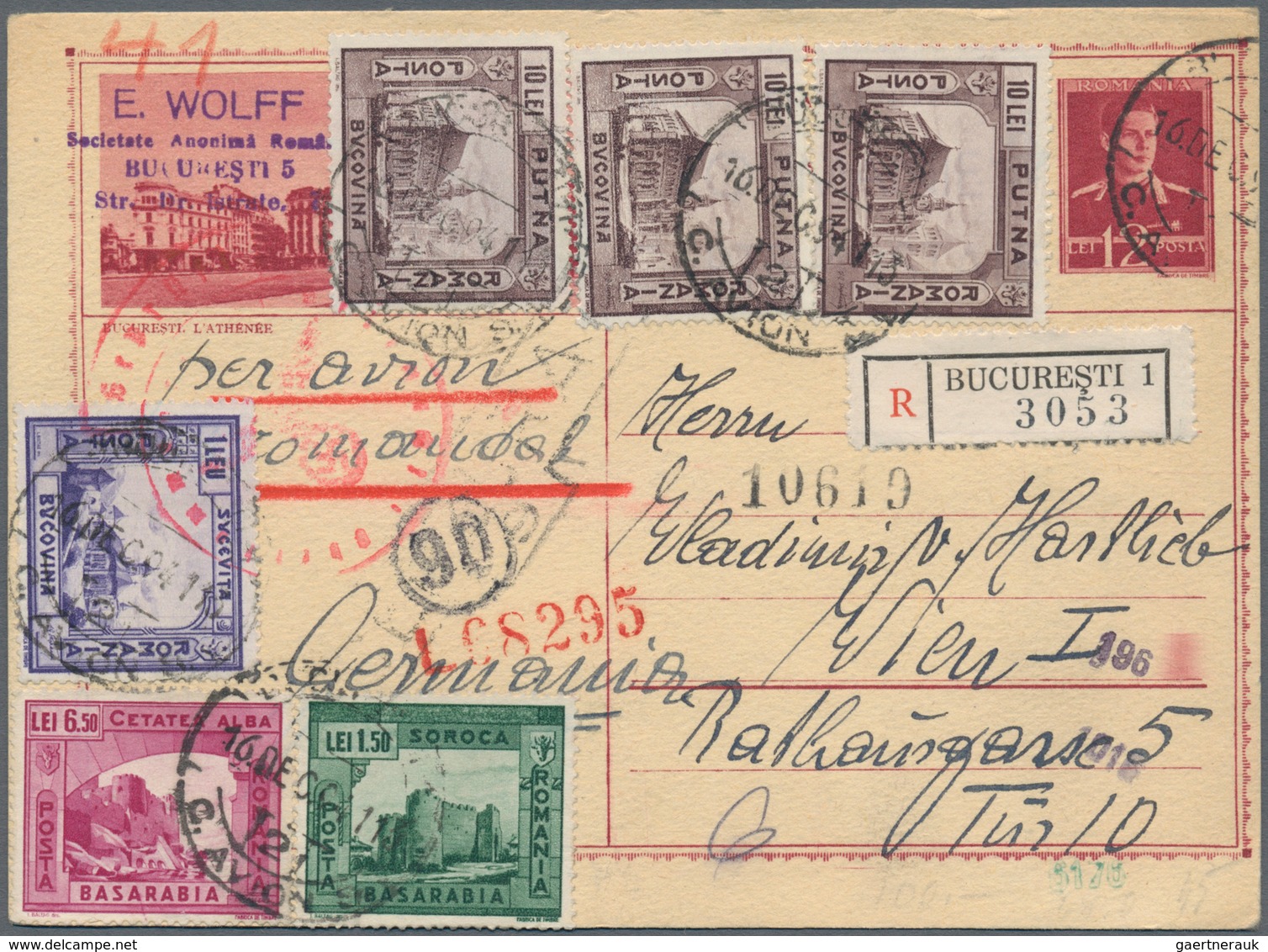 Rumänien: 1875/1950 (ca.), Holding Of Apprx. 510 (used And Unused) Stationeries/covers/cards/ppc, Co - Gebraucht