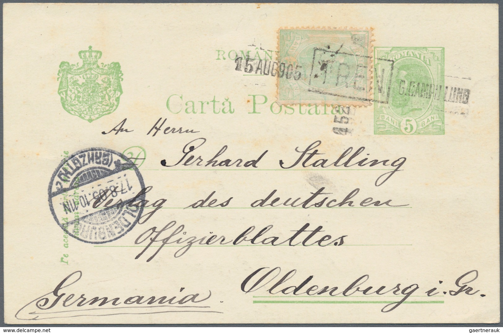 Rumänien: 1875/1950 (ca.), Holding Of Apprx. 510 (used And Unused) Stationeries/covers/cards/ppc, Co - Gebraucht