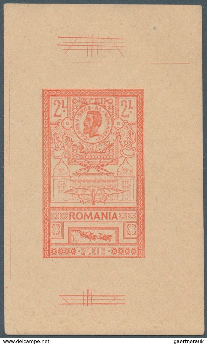Rumänien: 1903, Inauguration Of Post Office Building, Lot Of 173 Proofs: 25 B. (18), 40 B. (81), 50 - Gebraucht