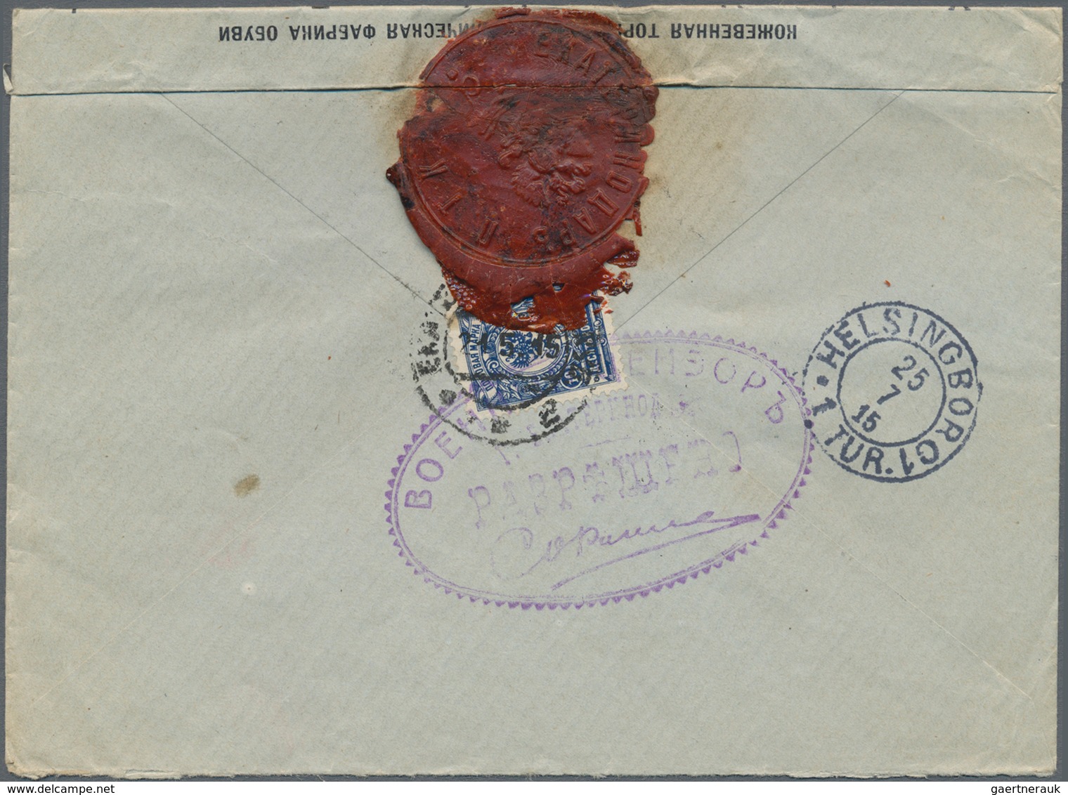 Russland: 1914/17 Accumulation Of Ca. 72 Items With Different Censor Marks Of WWI From Different Tow - Briefe U. Dokumente