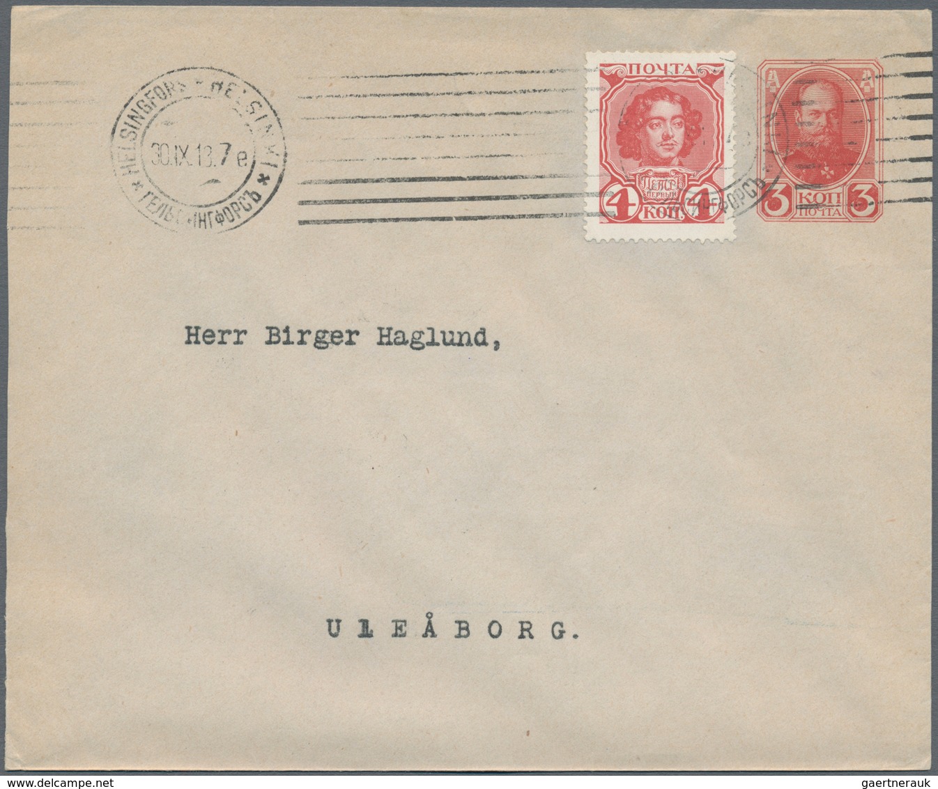 Russland - Ganzsachen: 1860/1916 (ca.) collection of ca. 223 stationeries incl. postal stationery ca