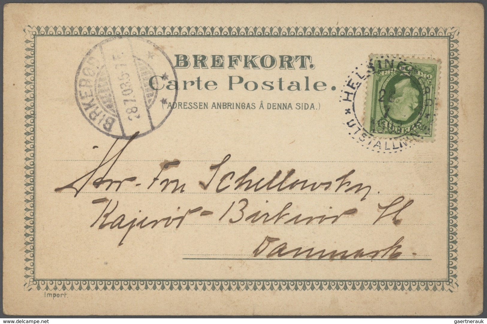 Schweden: 1850/1960 (ca) ungefähr 460 Belege - größtenteils Bedarf, viele Briefe, Formulare, ... ab