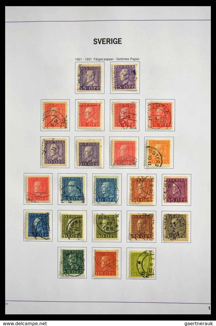 Schweden: 1855-2012: Very Powerful Nearly Complete Used Collection In Mainly Wonderful Condiiton (mi - Storia Postale