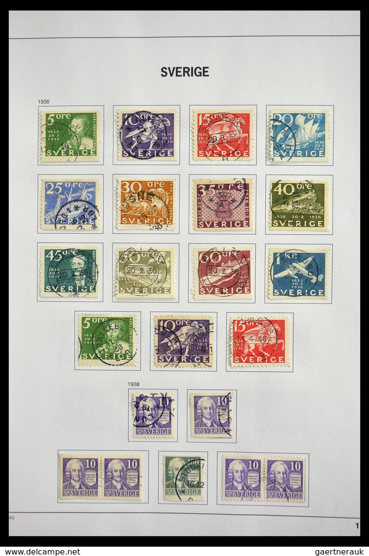 Schweden: 1855-2012: Very powerful nearly complete used collection in mainly wonderful condiiton (mi