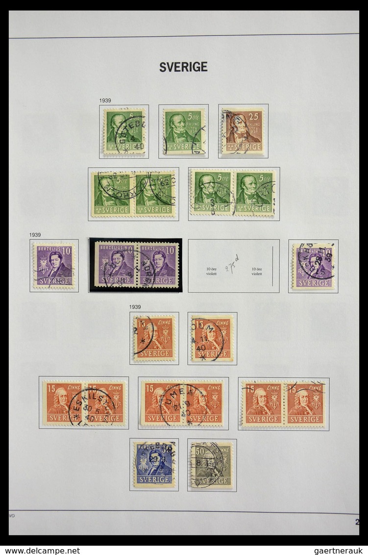 Schweden: 1855-2012: Very powerful nearly complete used collection in mainly wonderful condiiton (mi