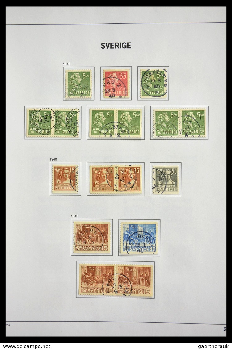 Schweden: 1855-2012: Very powerful nearly complete used collection in mainly wonderful condiiton (mi