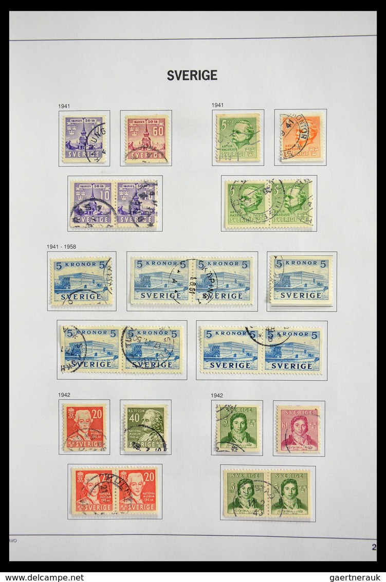 Schweden: 1855-2012: Very powerful nearly complete used collection in mainly wonderful condiiton (mi