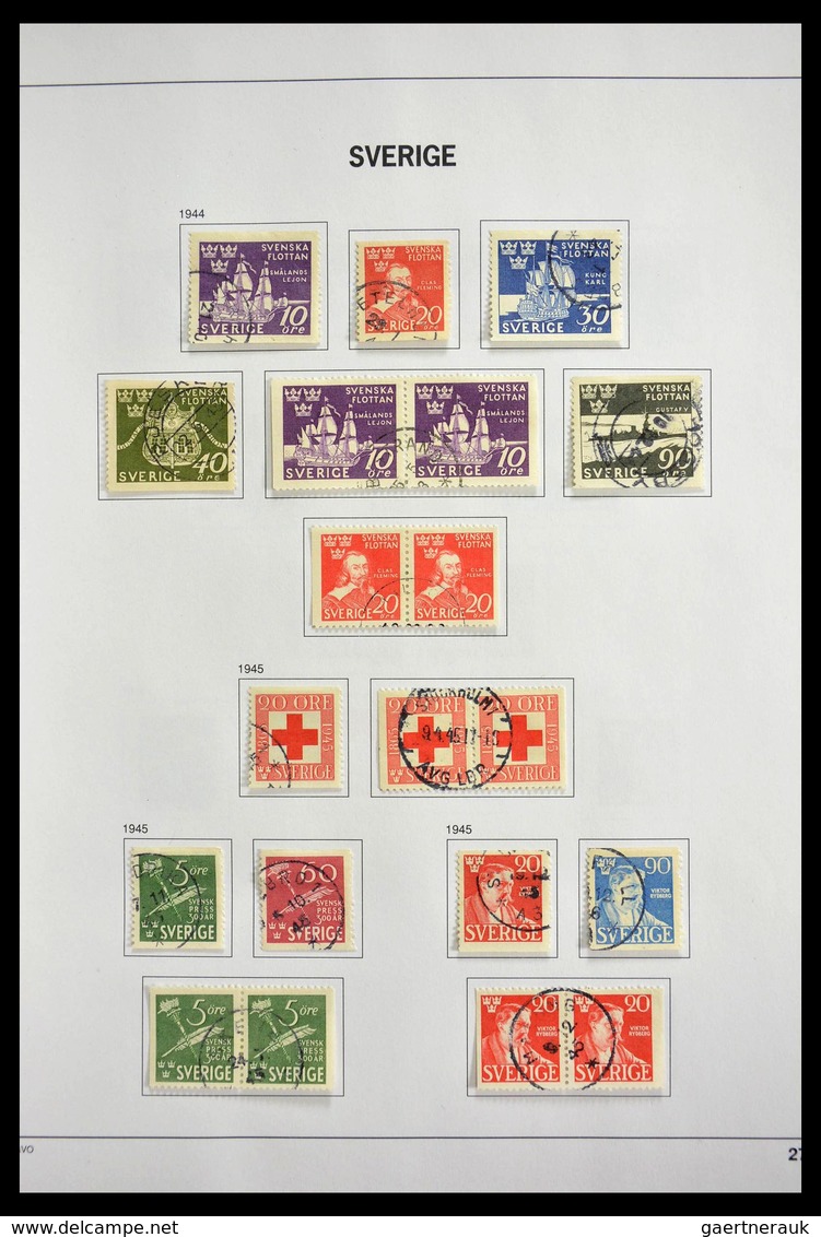 Schweden: 1855-2012: Very powerful nearly complete used collection in mainly wonderful condiiton (mi