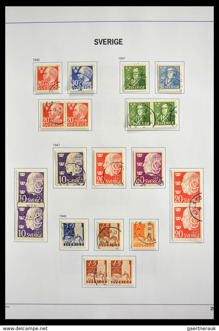 Schweden: 1855-2012: Very powerful nearly complete used collection in mainly wonderful condiiton (mi