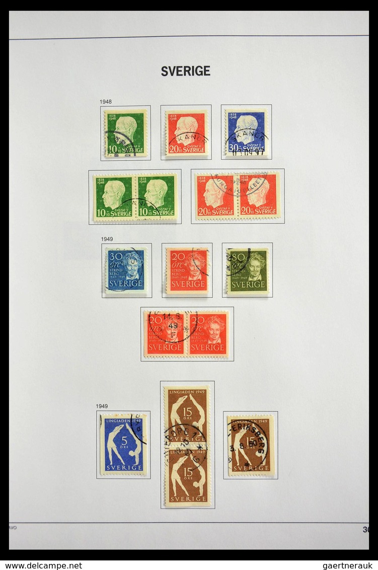 Schweden: 1855-2012: Very powerful nearly complete used collection in mainly wonderful condiiton (mi