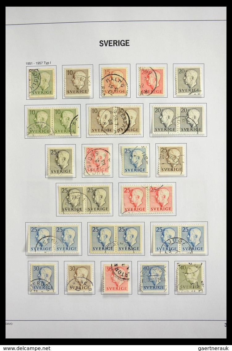 Schweden: 1855-2012: Very powerful nearly complete used collection in mainly wonderful condiiton (mi