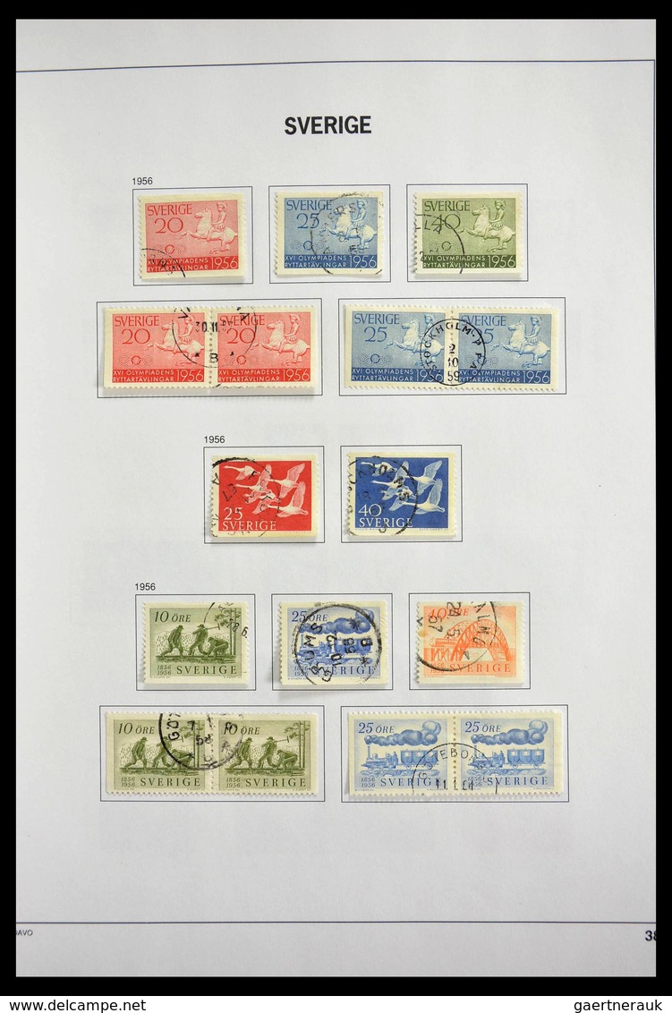 Schweden: 1855-2012: Very powerful nearly complete used collection in mainly wonderful condiiton (mi