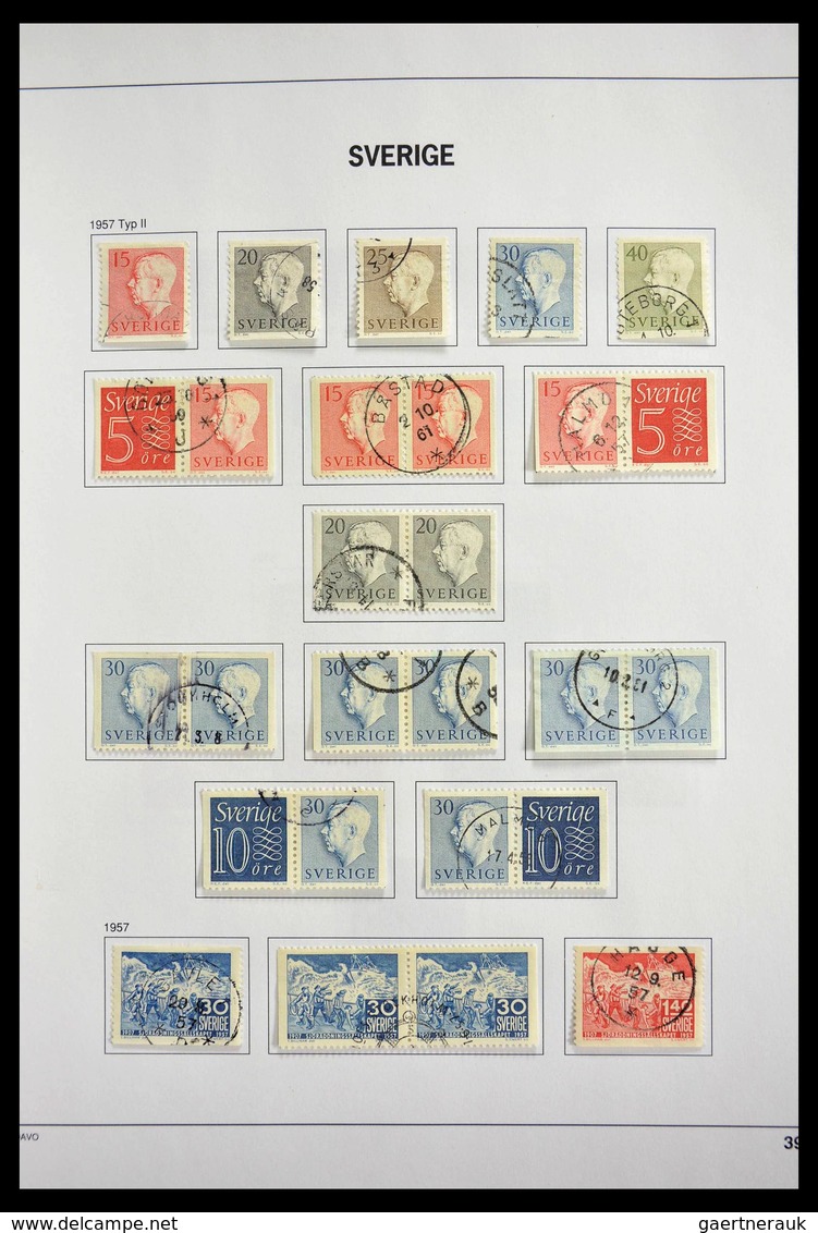 Schweden: 1855-2012: Very powerful nearly complete used collection in mainly wonderful condiiton (mi