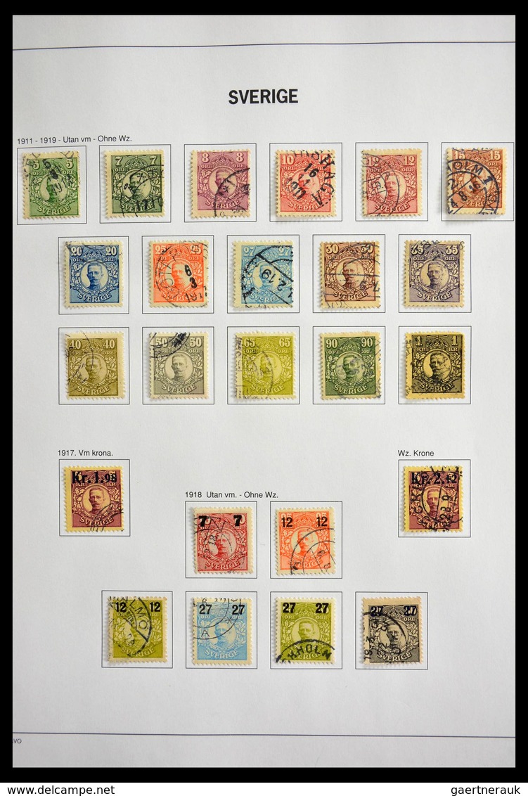 Schweden: 1855-2012: Very powerful nearly complete used collection in mainly wonderful condiiton (mi