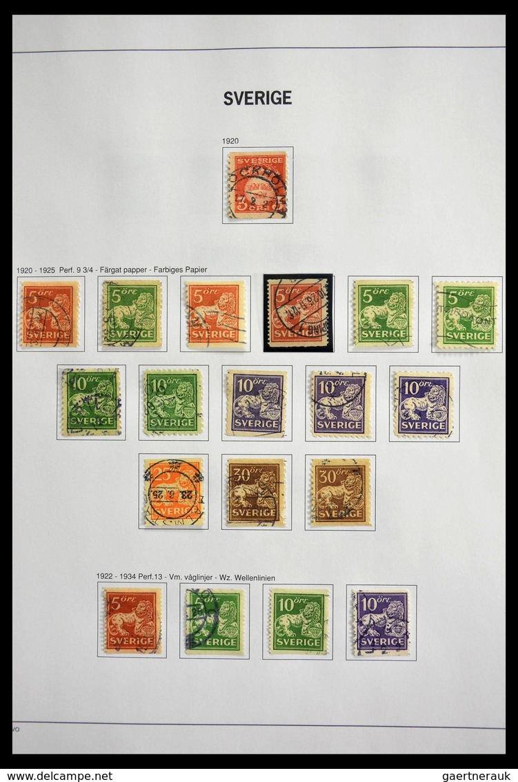 Schweden: 1855-2012: Very powerful nearly complete used collection in mainly wonderful condiiton (mi