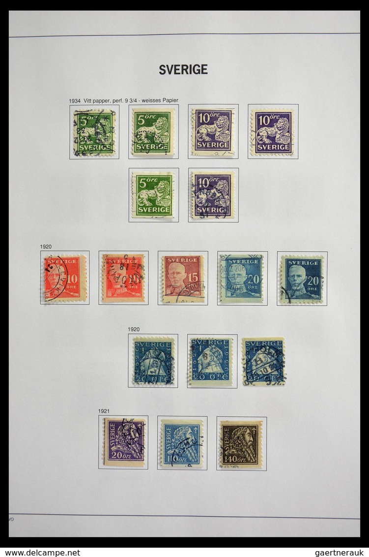 Schweden: 1855-2012: Very powerful nearly complete used collection in mainly wonderful condiiton (mi