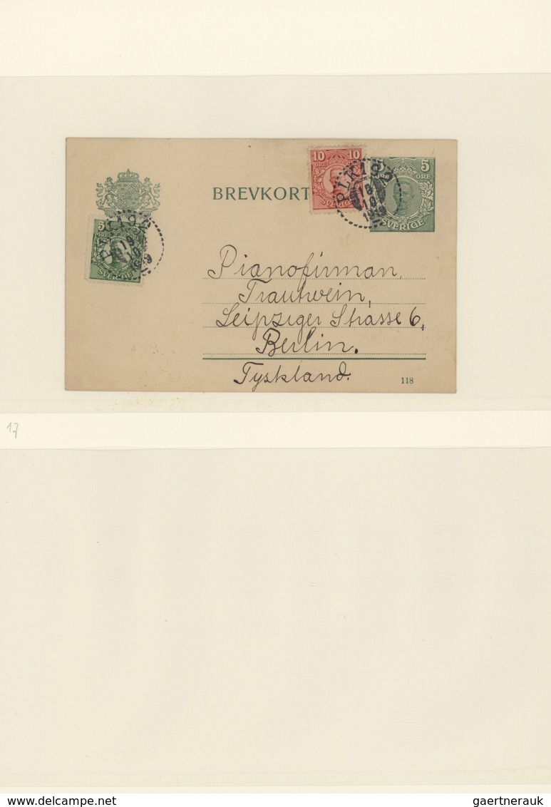 Schweden: 1858/1998, Used Colllection/accumulation In Three Schaubek Albums, Well Sorted From Ancien - Briefe U. Dokumente