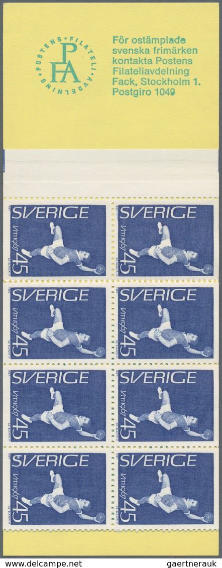 Schweden - Markenheftchen: 1946/1967, duplicated accumulation of about 25 different stamp booklets (