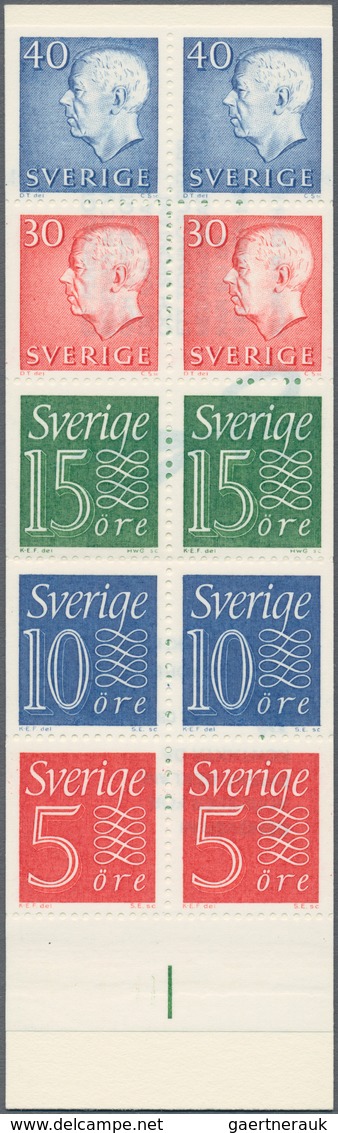 Schweden - Markenheftchen: 1954/1966, Accumulation Of 26 Different Mostly Slot-machine Stamp Booklet - 1951-80