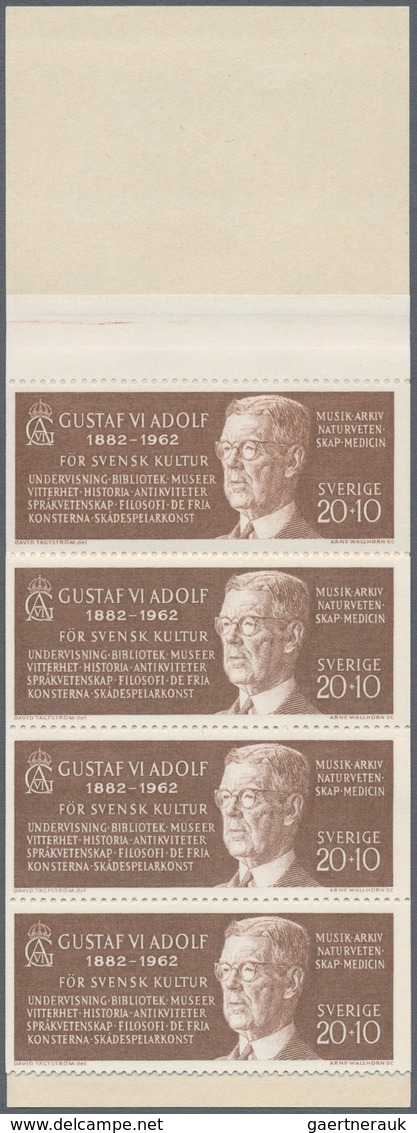 Schweden - Markenheftchen: 1962, 80th Birthday Of King Gustaf VI Adolf Two Booklets 3kr. And 4.50kr. - 1951-80