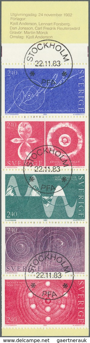 Schweden - Markenheftchen: 1982, Nobel Prize Winners In Atomic Physics Lot With Approx. 500 Complete - 1951-80