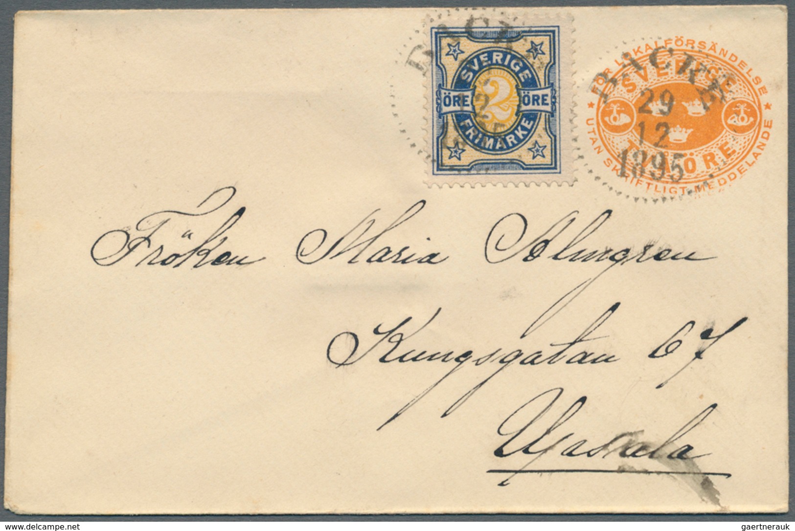 Schweden - Ganzsachen: 1880/1960 (ca): 220 Used Postal Stationery - E.g. Post Cards (a Few With Addi - Ganzsachen