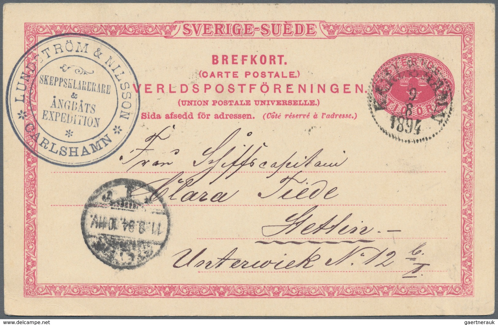 Schweden - Ganzsachen: 1894/1981 STATIONERY Ca. 130 Unused/used/CTO Airletter, Postal Stationery Car - Ganzsachen