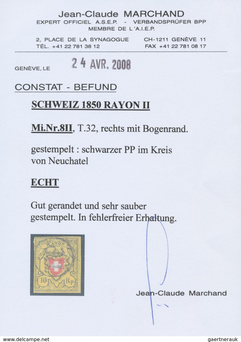 Schweiz: 1850-52: Sammlung Von 48 Marken Der Durheim-Ausgaben, Dabei Ortspost Und Poste Locale Mit K - Sammlungen