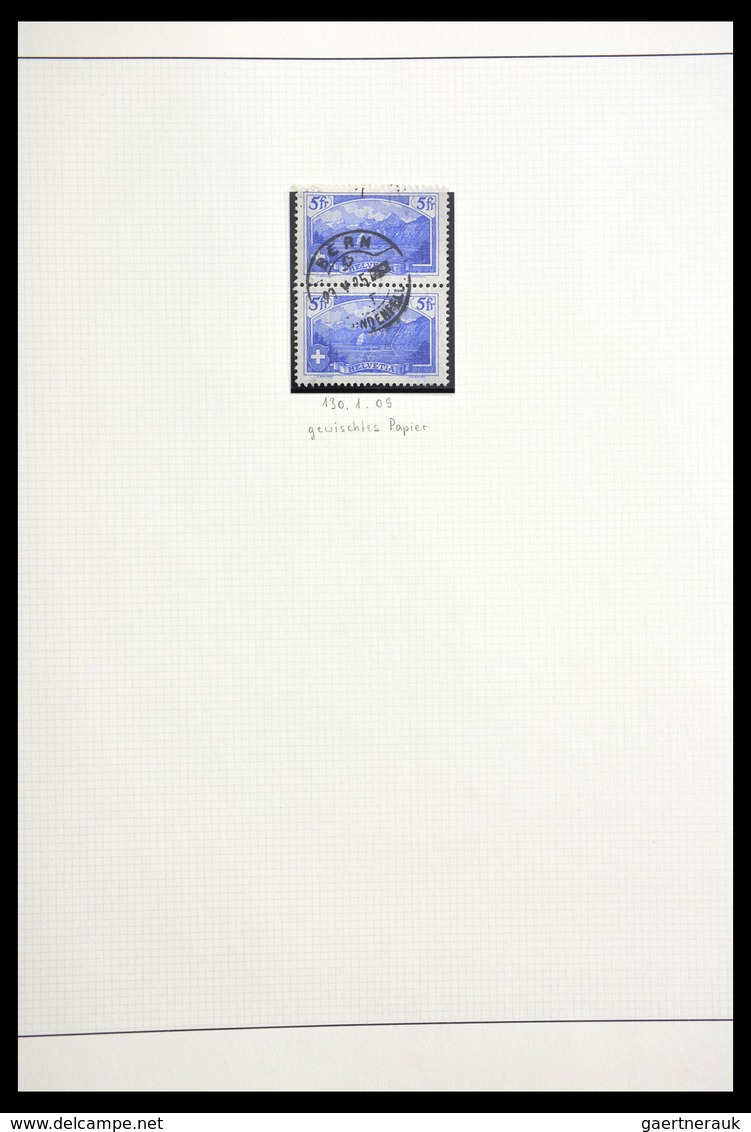 Schweiz: 1854-2002: Very extensive, partly specialised, mostly cancelled collection Switzerland 1854