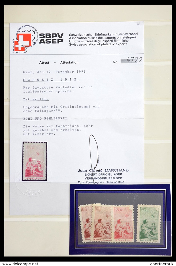 Schweiz: 1854-2002: Very extensive, partly specialised, mostly cancelled collection Switzerland 1854