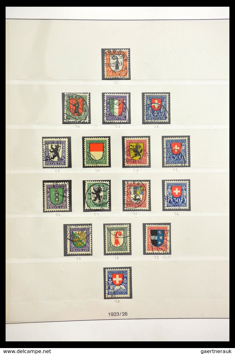 Schweiz: 1854-2002: Very extensive, partly specialised, mostly cancelled collection Switzerland 1854