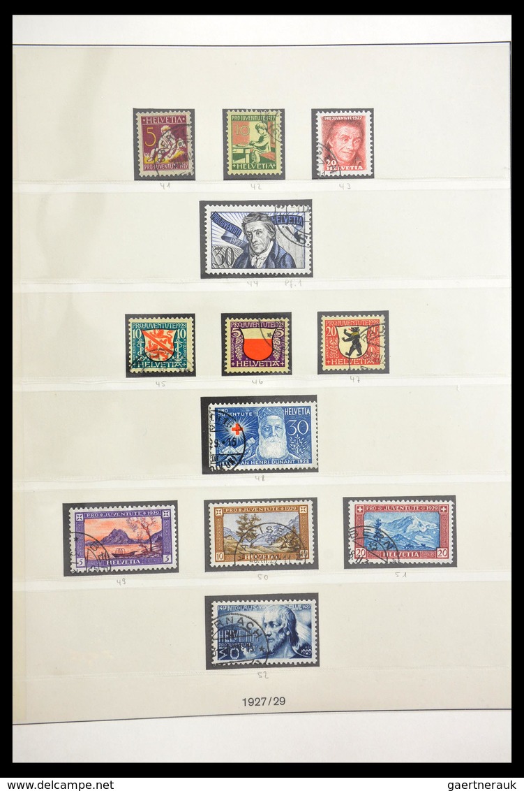 Schweiz: 1854-2002: Very extensive, partly specialised, mostly cancelled collection Switzerland 1854