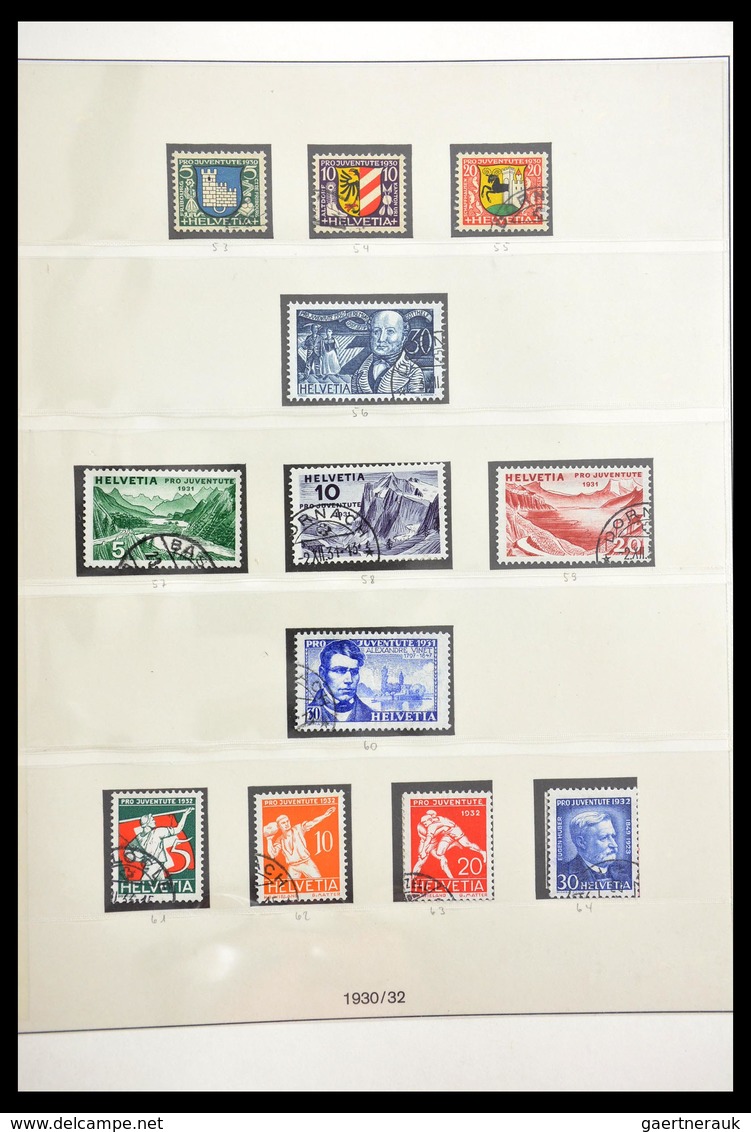 Schweiz: 1854-2002: Very extensive, partly specialised, mostly cancelled collection Switzerland 1854