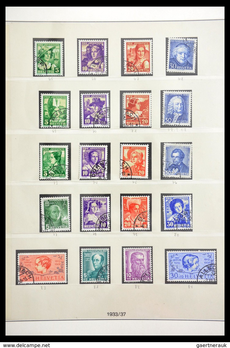 Schweiz: 1854-2002: Very extensive, partly specialised, mostly cancelled collection Switzerland 1854