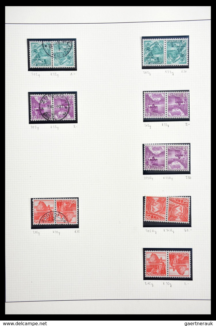 Schweiz: 1854-2002: Very extensive, partly specialised, mostly cancelled collection Switzerland 1854