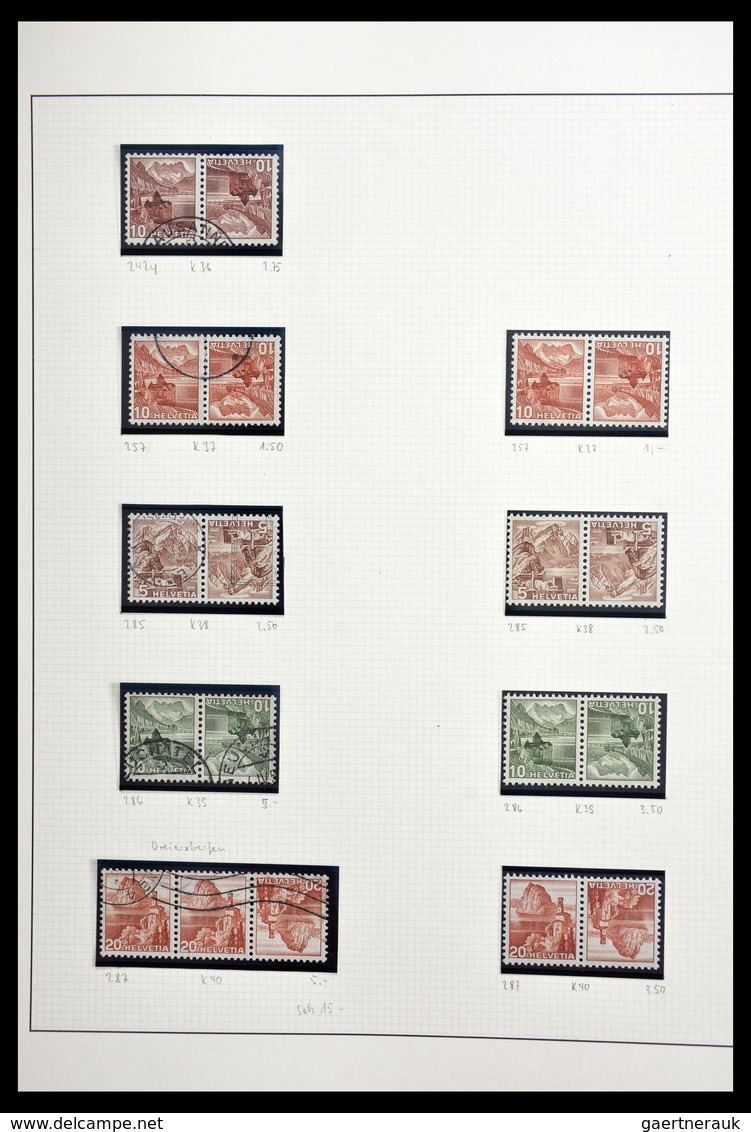 Schweiz: 1854-2002: Very extensive, partly specialised, mostly cancelled collection Switzerland 1854