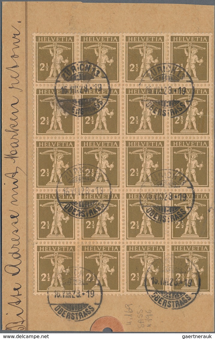 Schweiz: 1860/1950 (ca.), Marken-Partie Auf Steckkarten, Incl. Einigen Besonderheiten, Besseren Wert - Sammlungen