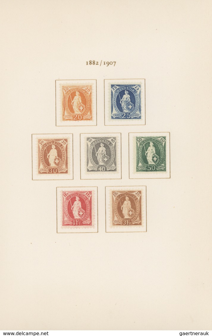 Schweiz: 1862 - 1958, Zwei Geschenkalben Des Schweizer Postdirektors Dr. WEBER An Den Generaldirekto - Sammlungen