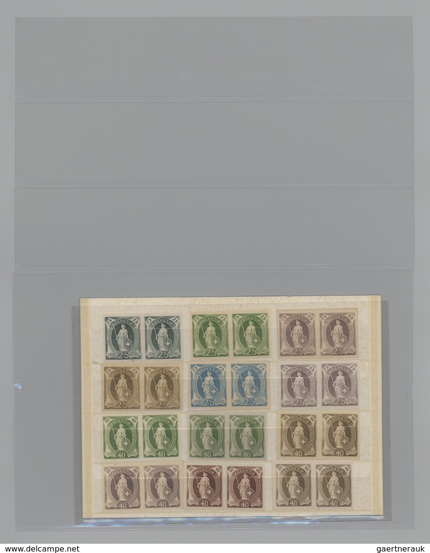 Schweiz: 1882/1908, Gestempelter Sammlungsbestand Von Ca. 730 Marken "Stehende Helvetia", Alles In G - Sammlungen