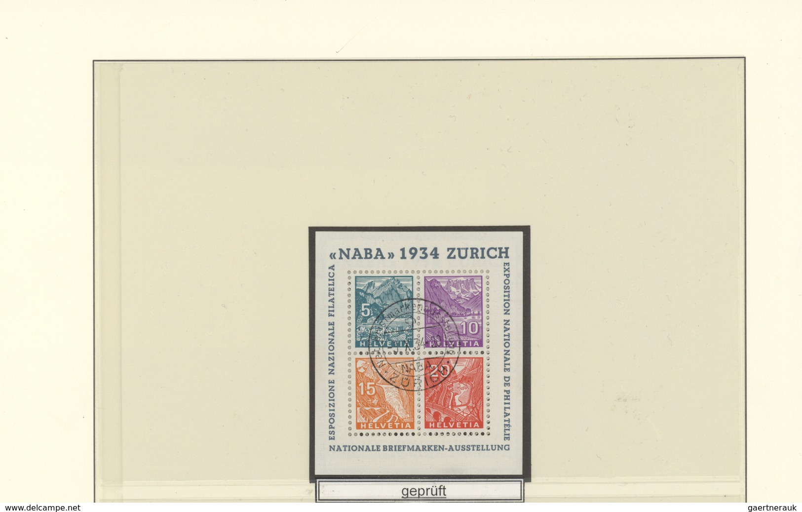 Schweiz: 1908-1992 Umfangreiche Sammlung von überwiegend gestempelten Marken und Blocks sowie einer