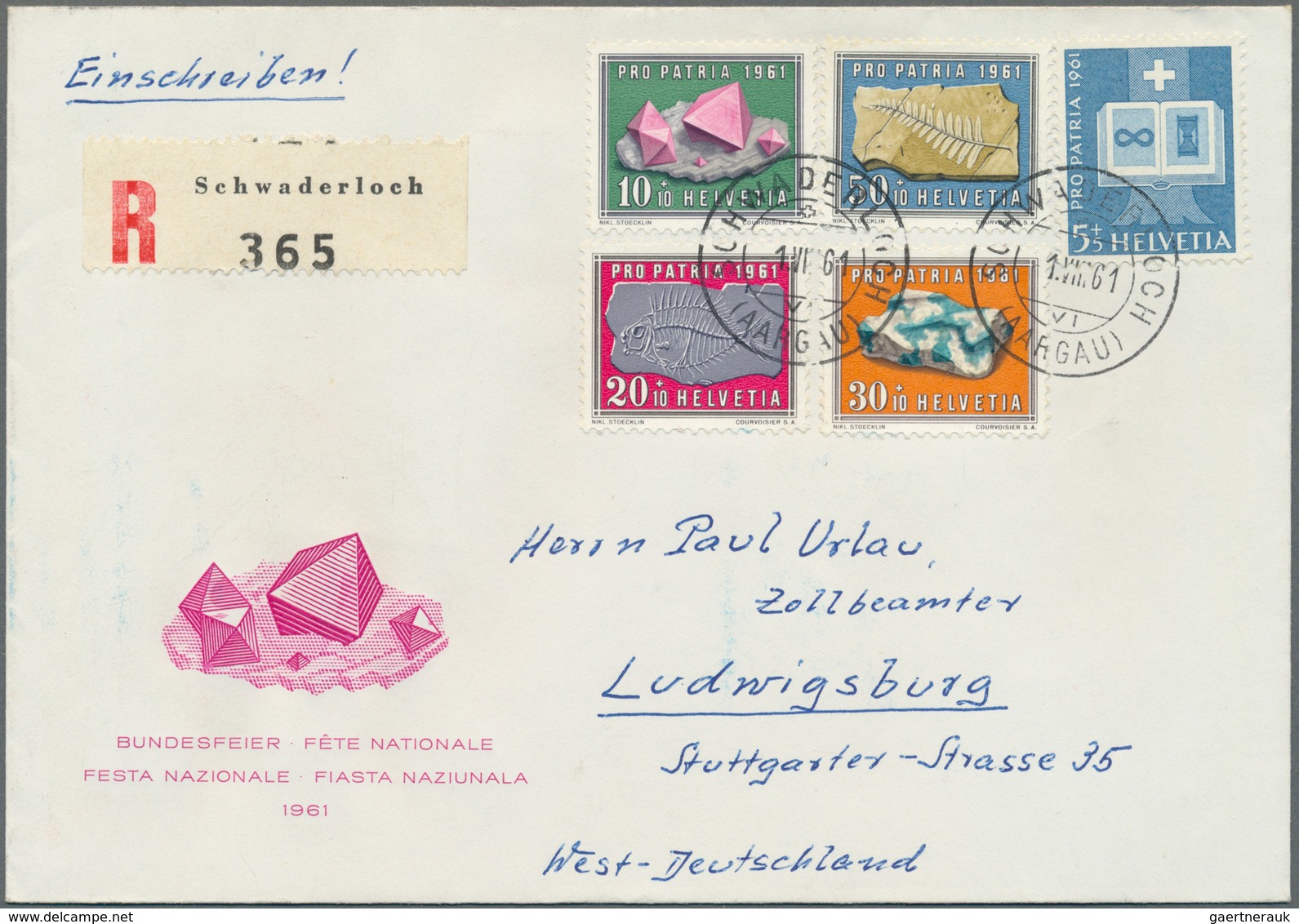 Schweiz: 1949/1976, Partie von ca. 85 Briefen und Karten aus Sammler-Korrespondenz, vieles aus Schwa