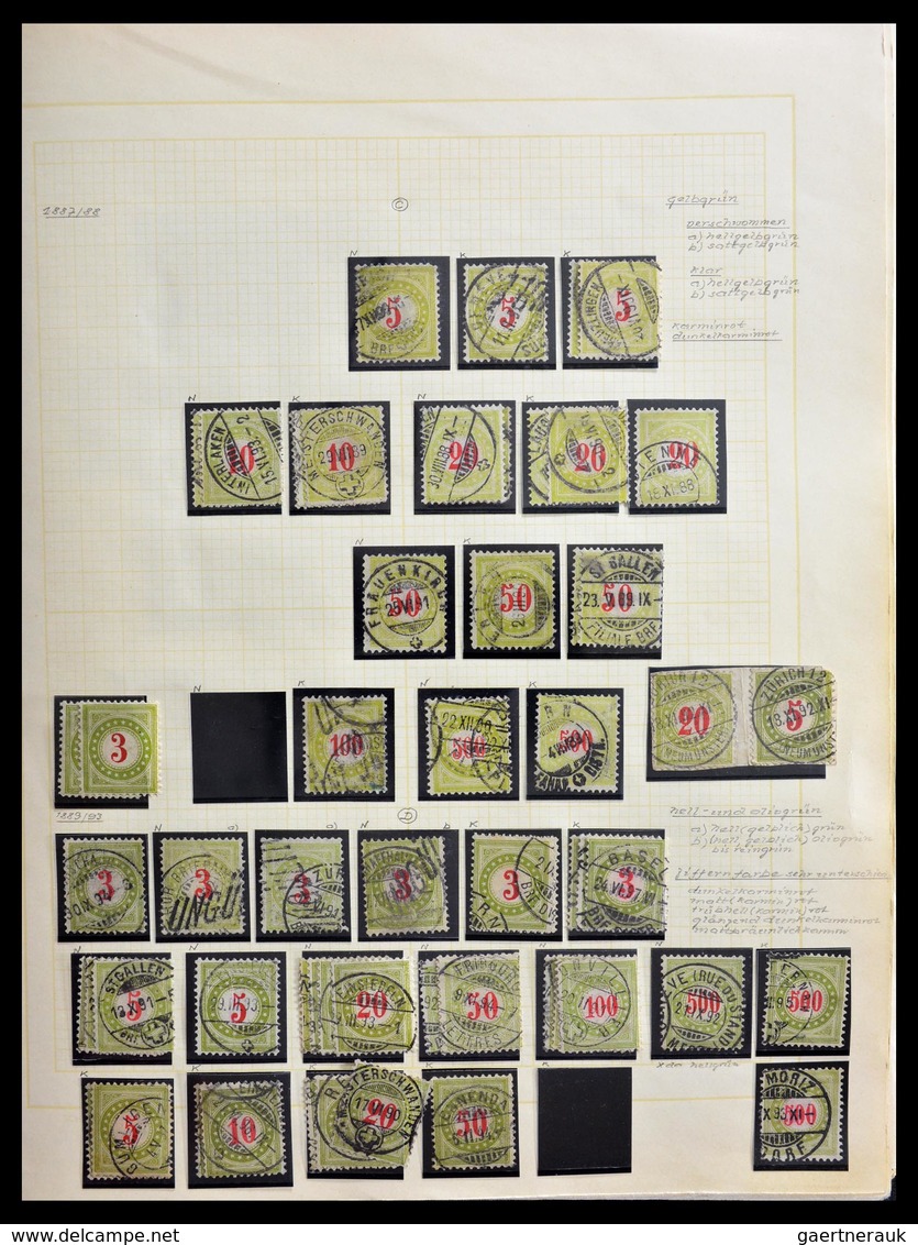 Schweiz - Nebengebiete: 1871-1980: Very nice MNH, mint hinged and used collection back of the book o