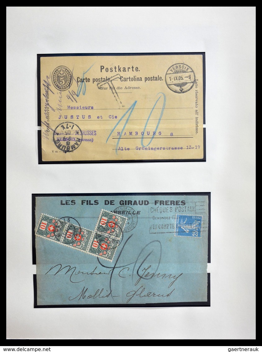 Schweiz - Nebengebiete: 1871-1980: Very nice MNH, mint hinged and used collection back of the book o