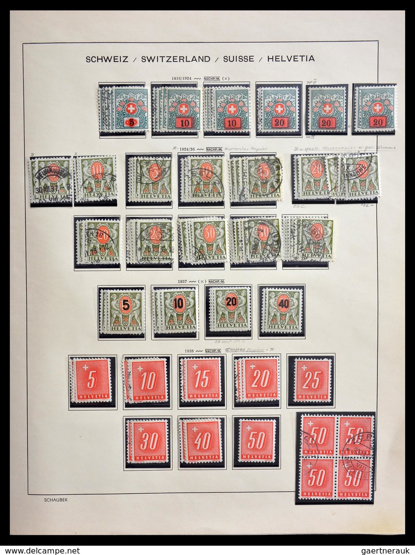 Schweiz - Nebengebiete: 1871-1980: Very nice MNH, mint hinged and used collection back of the book o