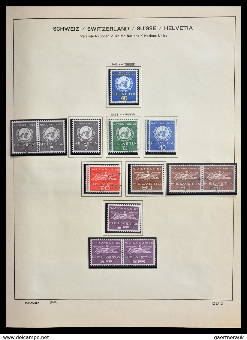 Schweiz - Nebengebiete: 1871-1980: Very nice MNH, mint hinged and used collection back of the book o