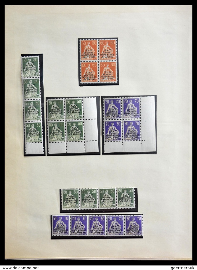 Schweiz - Nebengebiete: 1871-1980: Very nice MNH, mint hinged and used collection back of the book o