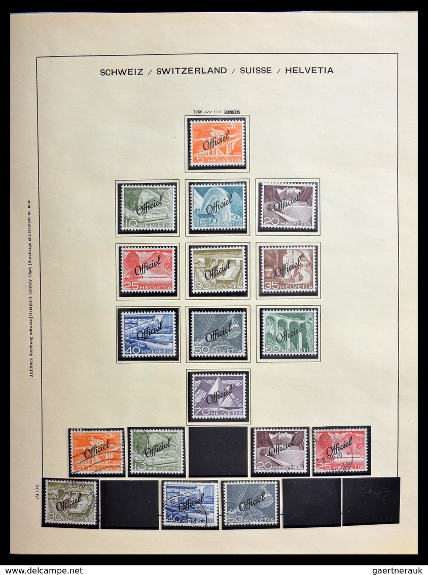 Schweiz - Nebengebiete: 1871-1980: Very nice MNH, mint hinged and used collection back of the book o